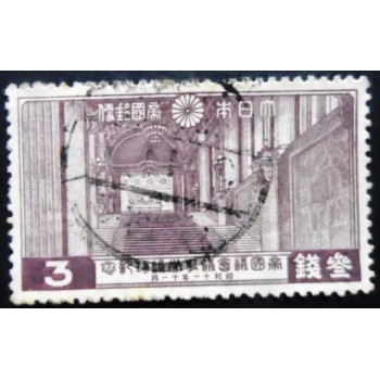 Selo postal do Japão de 1936 Grand Staircase