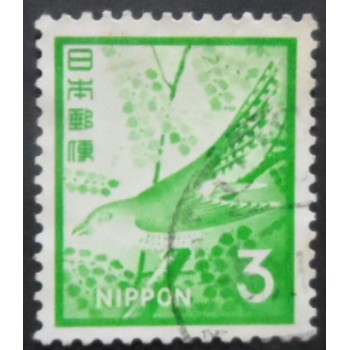 Selo postal do Japão de 1971 Lesser Cuckoo U A