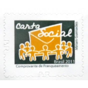 Selo postal do Brasil de 2011 - Carta Social BR M