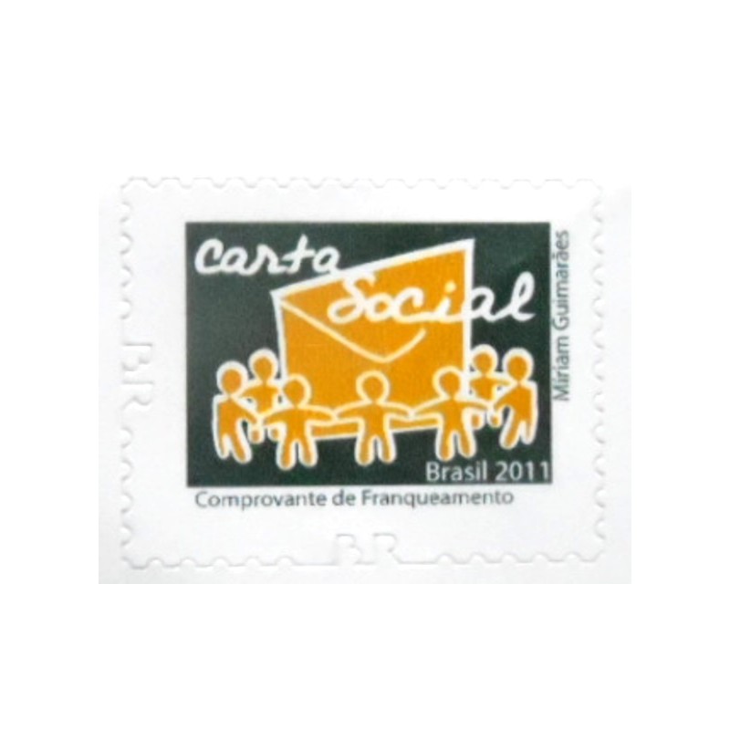 Selo postal do Brasil de 2011 - Carta Social BR M