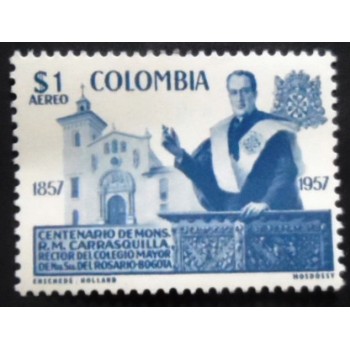 Selo postal da Colômbia de 1959 Carrasquilla