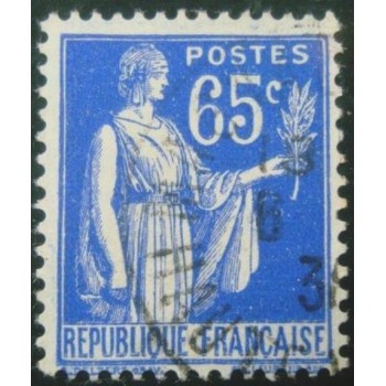 Imagem similar à do selo postal da França de 1937 Type Peace 65 U