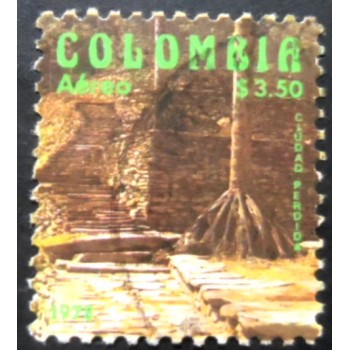 Selo postal da Colômbia de 1978 Lost City