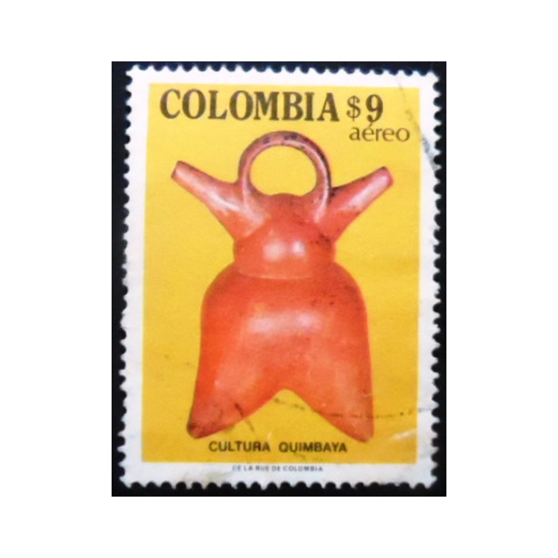 Selo postal da Colômbia de 1981 Jug