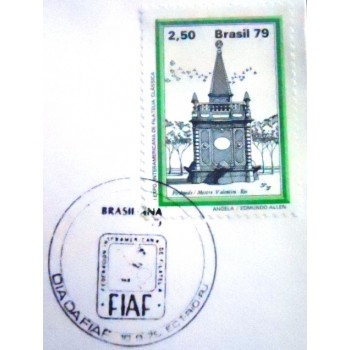 FDC de 1979 Dia da FIAF - Brasiliana 79 - selo