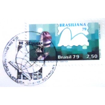 FDC de 1979 Dia da Divulgação Filatélica Brasiliana 79 - selo