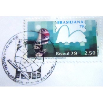 FDC de 1979 Dia da Divulgação Filatélica Brasiliana 79