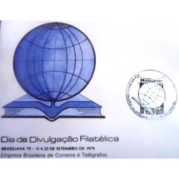 FDC de 1979 Dia da Divulgação Filatélica Brasiliana 79