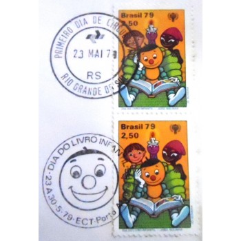 FDC Oficial de 1979 nº 174 Dia do Livro Infantil