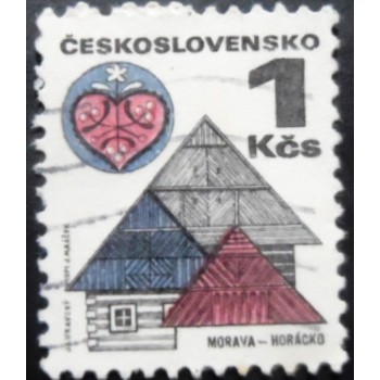 Selo postal da Tchecoslováquia de 1971 Moravia U sev