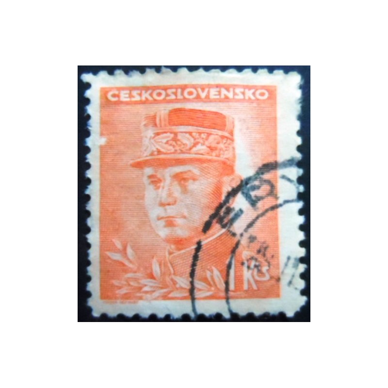 Selo postal da Tchecoslováquia de 1947 Milan Rastislav Štefánik