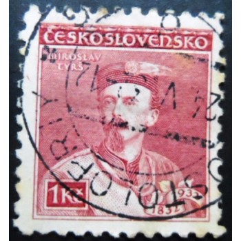 Imagem similar à do selo postal da Tchecoslováquia de 1932 Miroslav Tyrš