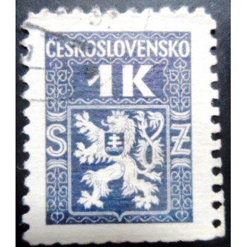 Selo postal da Tchecoslováquia de 1945 Coat of Arms 1