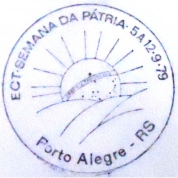 FDC Oficial de 1979 nº 181 Semana da Pátria 4238 - carimbo