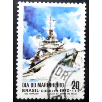 Imagem similar à doselo postal do Brasil de 1970  Dia do Marinheiro U