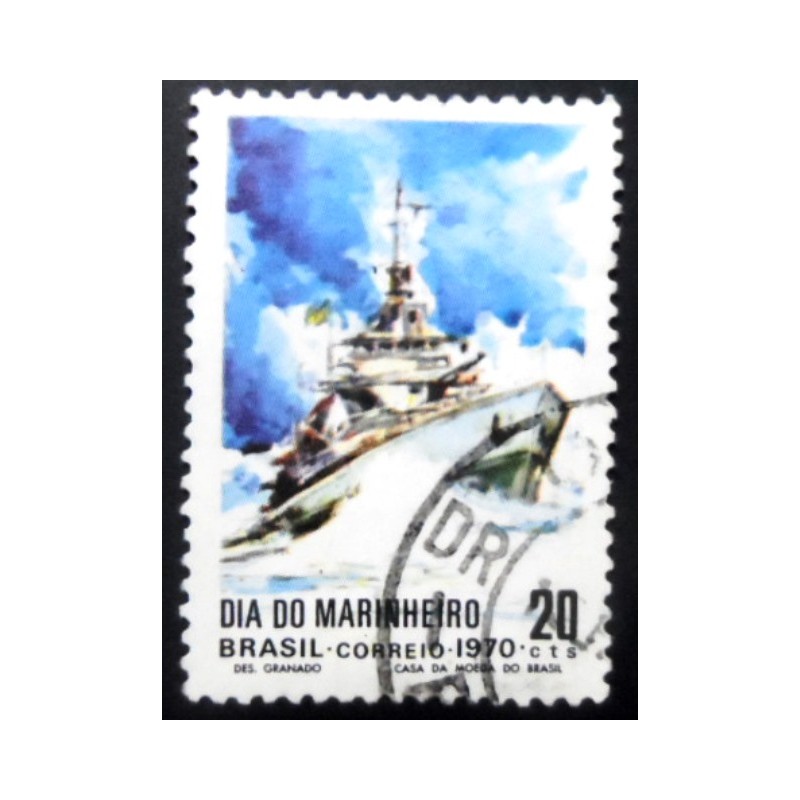 Imagem similar à doselo postal do Brasil de 1970  Dia do Marinheiro U