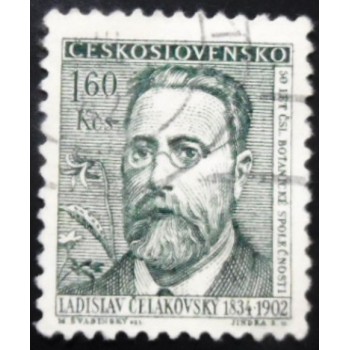 Selo postal da Tchecoslováquia de 1962 Ladislav Josef Čelakovský