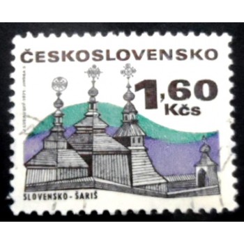 Selo postal da Tchecoslováquia de 1971 Slovakia