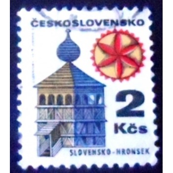 Imagem similar à do selo postal da Tchecoslováquia de 1971 Hronsek