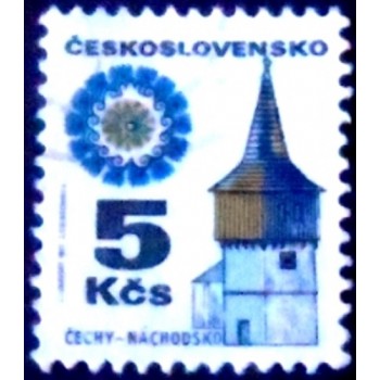 Imagem similar à do selo postal da Tchecoslováquia de 1986 Náchodsko U