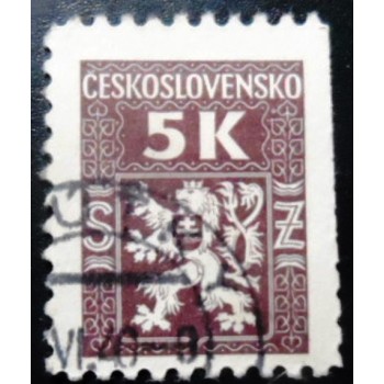 Selo postal da Tchecoslováquia de 1945 Coat of Arms