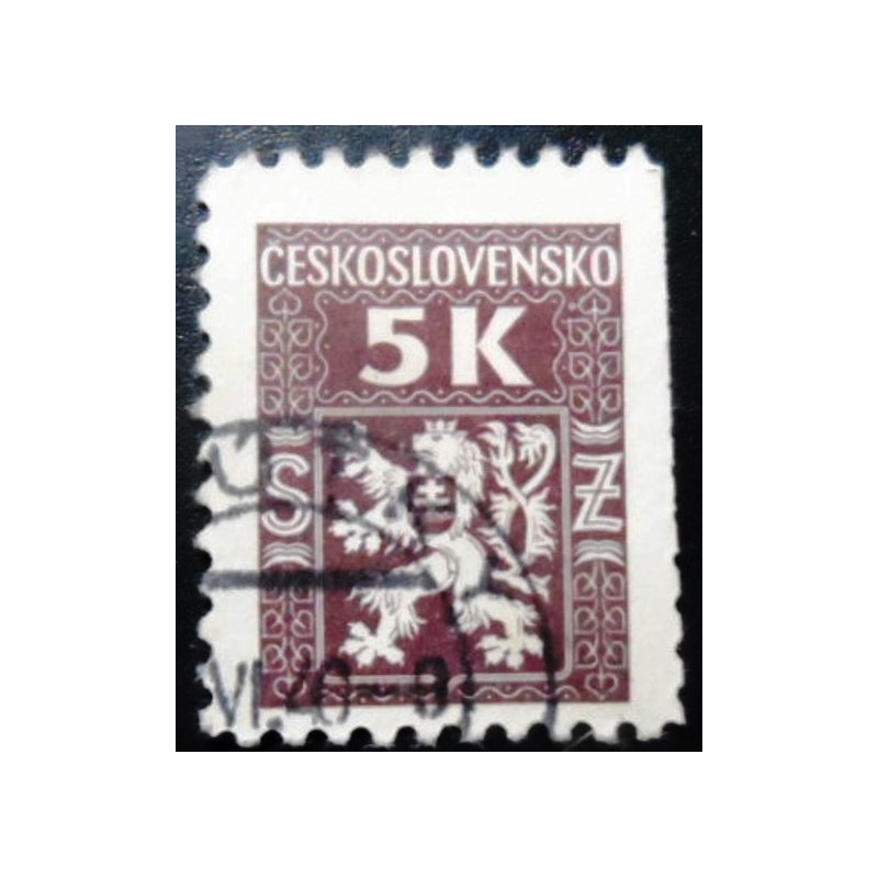 Selo postal da Tchecoslováquia de 1945 Coat of Arms