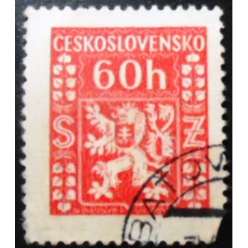 Selo postal da Tchecoslováquia de 1947 Coat of Arms 60