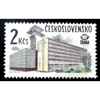 Selo postal da Tchecoslováquia de 1978 Ministry of Posts