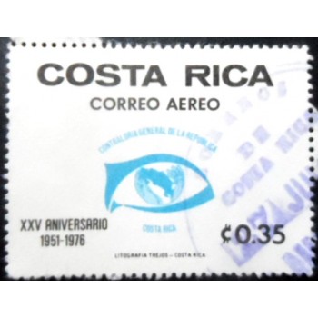 Selo postal da Costa Rica de 1976 Seeing Eye