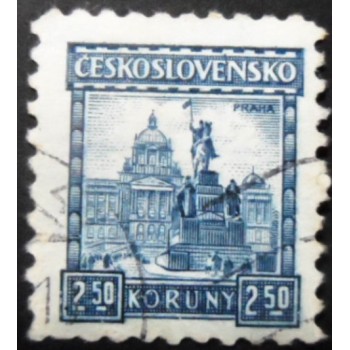 Selo postal da Tchecoslováquia de 1929 Prague