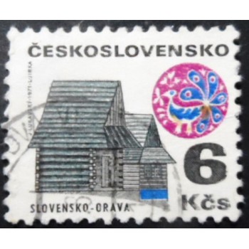 Selo postal da Tchecoslováquia de 1971 Slovakia