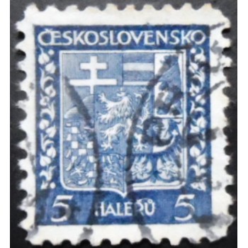 Selo postal da Tchecoslováquia de 1931 Coat of Arms 5