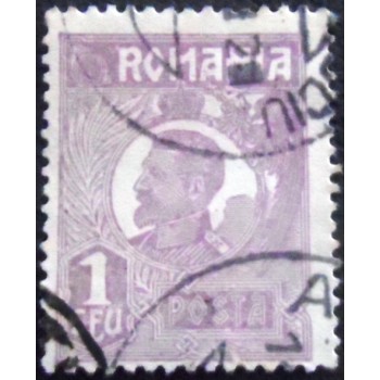 Imagem do Selo postal da Romênia de 1920 Ferdinand I 1