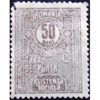 Imagem do Selo postal da Romênia de 1926 Asistenta Sociala 50