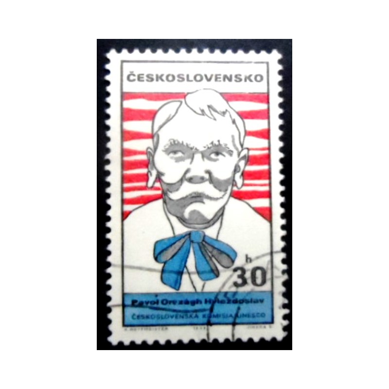 Selo postal da Tchecoslováquia de 1969 Pavol Orszagh Hviezdosla