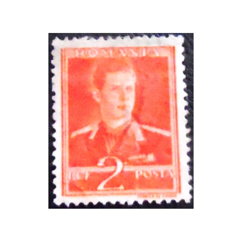 Imagem do Selo postal da Romênia de 1944 Michael I of Romania 2