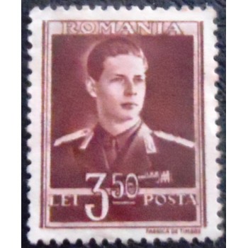 Imagem do Selo postal da Romênia de 1944 Michael I of Romania 3