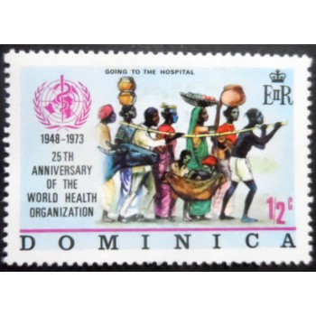 Selo postal Dominica 1973 Going to the Hospital M