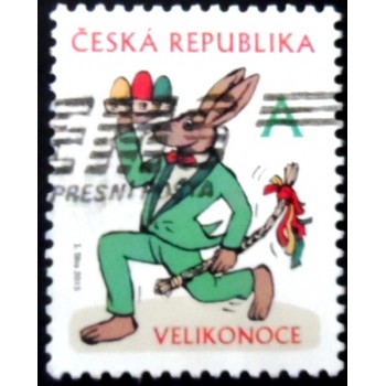 Selo postal da Rep. Checa de 2015 Easter