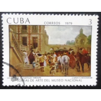 Selo postal de Cuba de 1979 J. Louis E. Meissonier