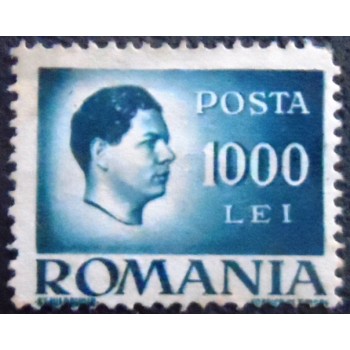 Imagem do Selo postal da Romênia de 1946 Michael I of Romania 1000