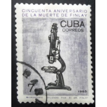 Selo postal de Cuba de 1965 Dr. Carlos J. Finlay