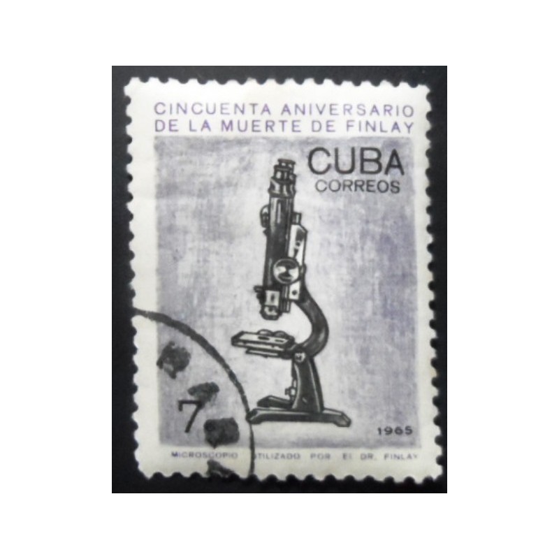 Selo postal de Cuba de 1965 Dr. Carlos J. Finlay