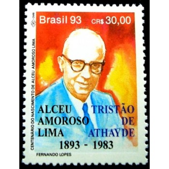 Selo postal de 1993 Tristão de Athayde M