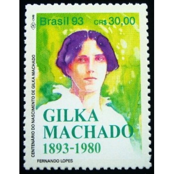 Selo postal do Brasil de 1993 - Gilka Machado M