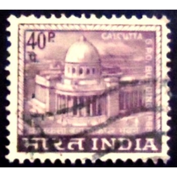 Selo postal da Índia de 1968 - Calcutta G.P.O. Building U