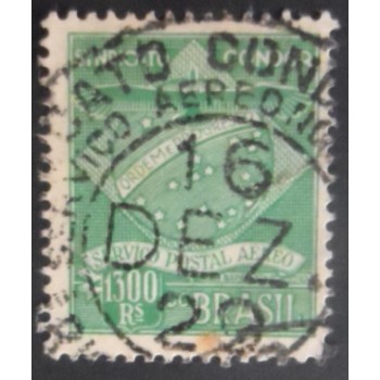 Imagem do selo postal do Brasil de 1927 Sindicato Condor K4 U