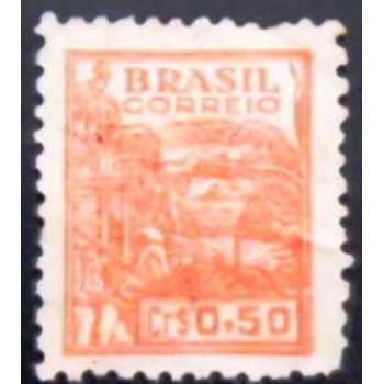 Imagem similar à do selo postal do Brasil de 1946 Trigo 50 U