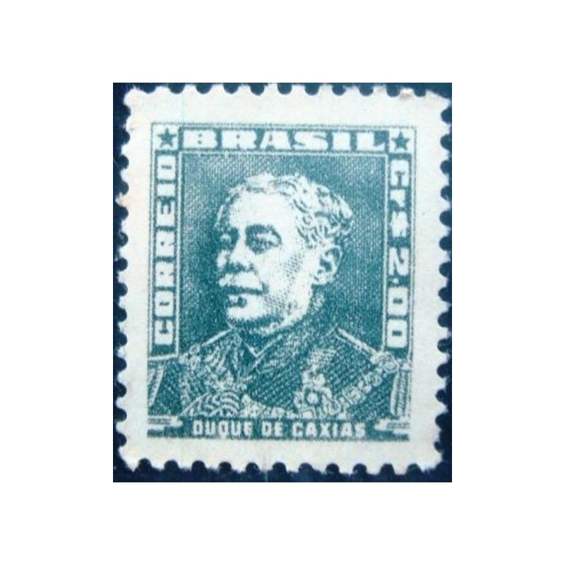 Selo postal do Brasil de 1956 Duque de Caxias 2 N