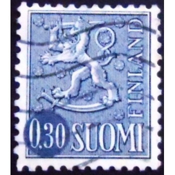 Selo da postal da Finlândia de 1963 Coat of Arms 0,30